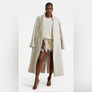 NWT KBB by KAHLANA Women's 'The
Maxi Coat' - Cream XS